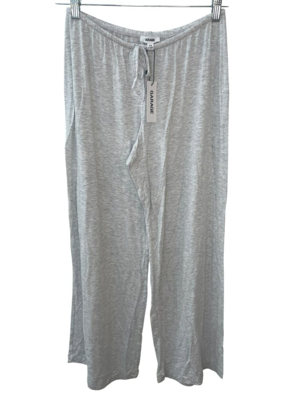Garage Sheer Rib Slouchy Pants In Spring Grey Mix Women's Size Small MSRP$50 NWT